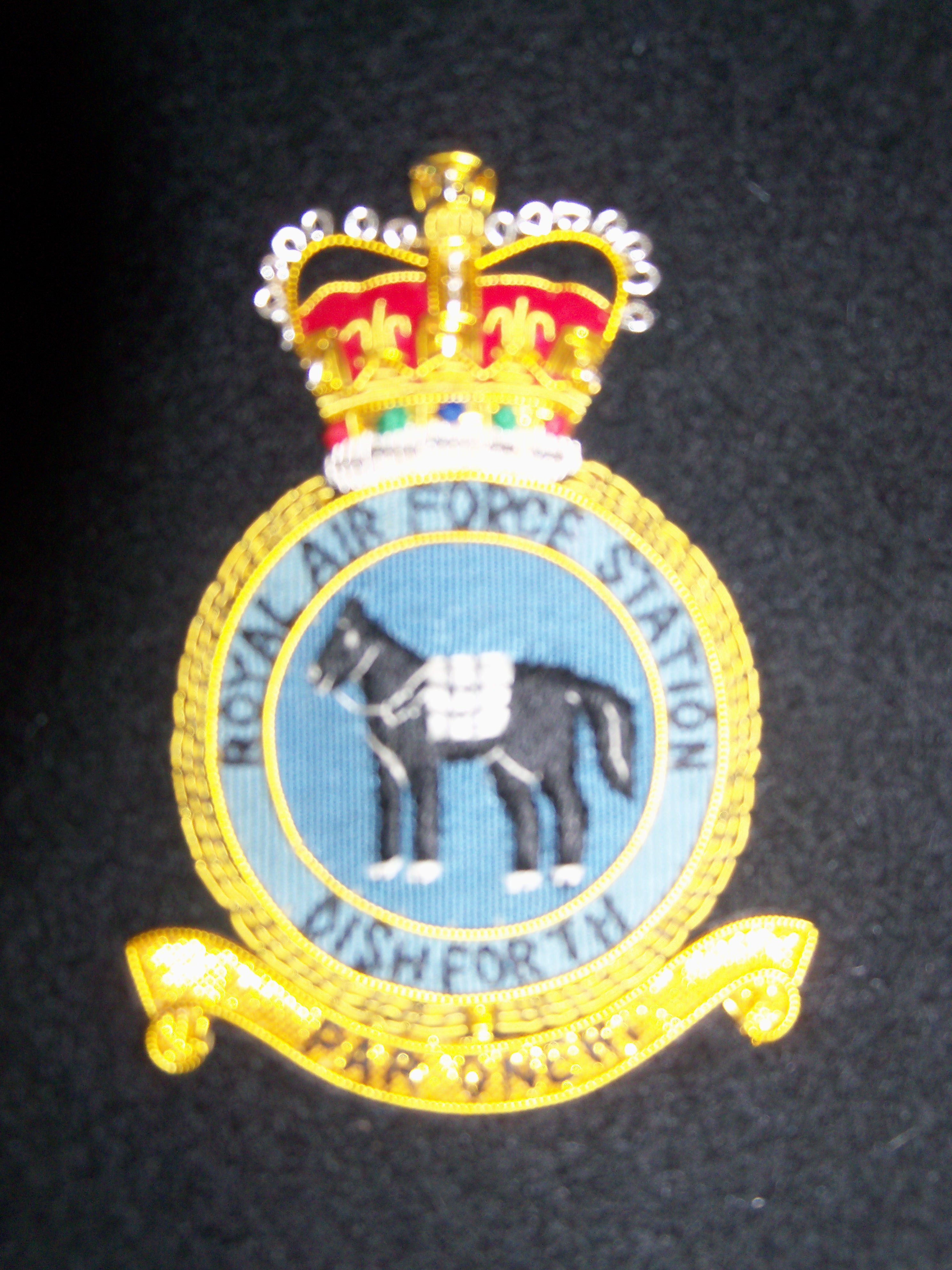 Small Embroidered Badge - RAF Dishforth